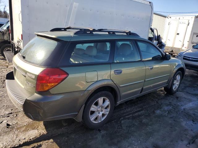 4S4BP62C057393703 - 2005 SUBARU LEGACY OUTBACK 2.5I LIMITED GREEN photo 3