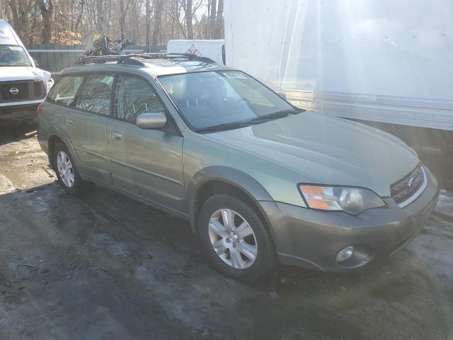 4S4BP62C057393703 - 2005 SUBARU LEGACY OUTBACK 2.5I LIMITED GREEN photo 4