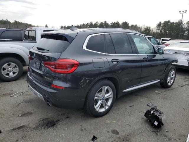 5UXTY5C07L9B22452 - 2020 BMW X3 XDRIVE30I CHARCOAL photo 3