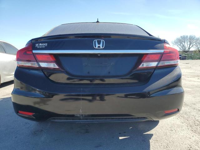 2HGFB2F55DH576012 - 2013 HONDA CIVIC LX BLACK photo 6