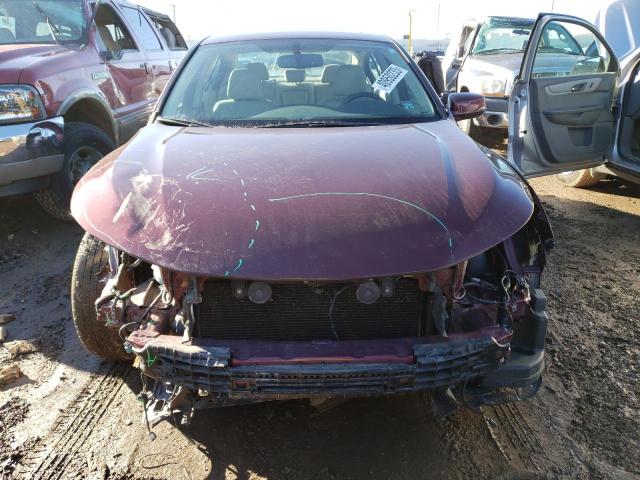 1HGCR3F85GA023362 - 2016 HONDA ACCORD EXL BURGUNDY photo 5