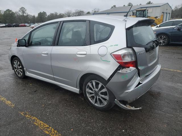 JHMGE8H54DC008801 - 2013 HONDA FIT SPORT SILVER photo 2