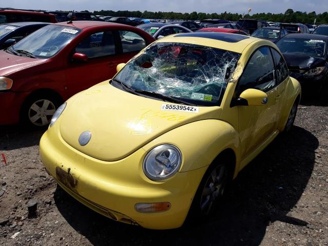 3VWDD21C83M437883 - 2003 VOLKSWAGEN NEW BEETLE GLX YELLOW photo 2