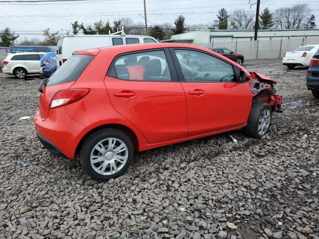 JM1DE1KY7E0187286 - 2014 MAZDA MAZDA2 SPORT RED photo 3