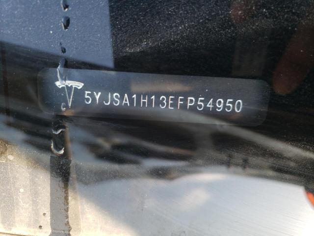 5YJSA1H13EFP54950 - 2014 TESLA MODEL S Մոխրագույն լուսանկար 12