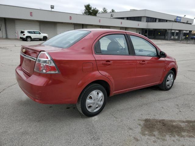 KL1TD56E59B386120 - 2009 CHEVROLET AVEO LS Qırmızı foto 3