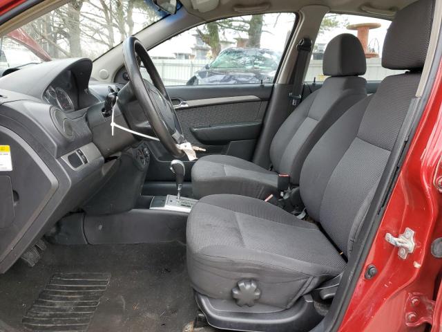 KL1TD56E59B386120 - 2009 CHEVROLET AVEO LS Qırmızı foto 7