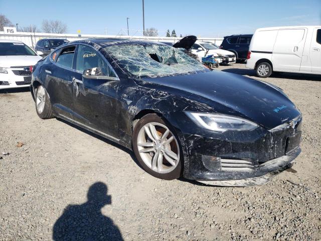5YJSA1E27HF205298 - 2017 TESLA MODEL S Սև լուսանկար 4