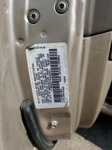 4T1BG22K7XU440231 - 1999 TOYOTA CAMRY CE GOLD photo 12