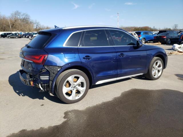 WA1BAAFY1M2105823 - 2021 AUDI Q5 PREMIUM PLUS BLUE photo 3