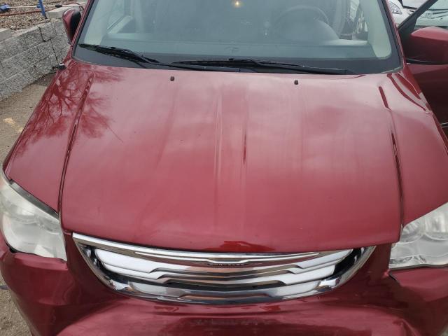 2C4RC1BG6DR681159 - 2013 CHRYSLER TOWN & COU TOURING წითელი ფოტო 11