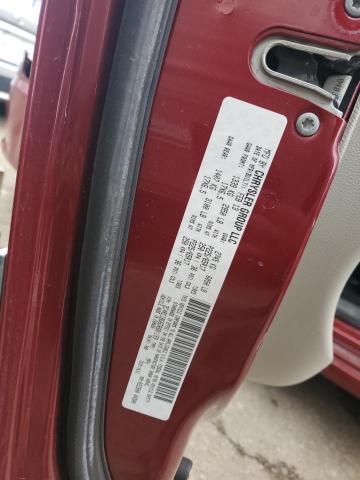 2C4RC1BG6DR681159 - 2013 CHRYSLER TOWN & COU TOURING წითელი ფოტო 12