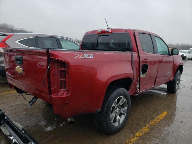 1GCGTDEN6H1248941 - 2017 CHEVROLET COLORADO Z71 RED photo 3