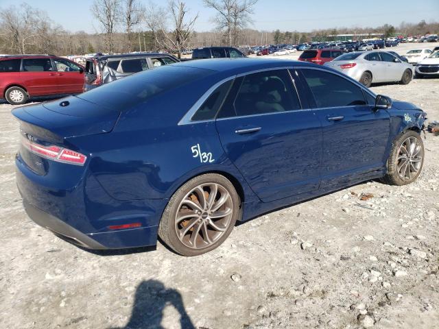 3LN6L5E92JR613451 - 2018 LINCOLN MKZ RESERVE ლურჯი ფოტო 3