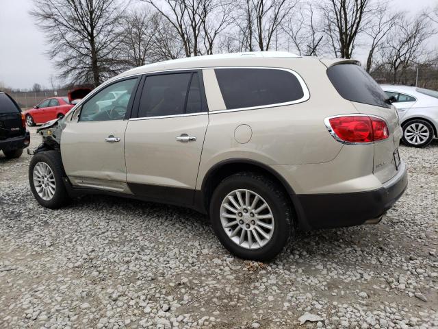 5GALRBEDXAJ173578 - 2010 BUICK ENCLAVE CXL BEIGE photo 2