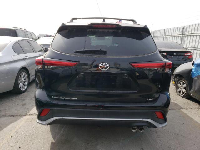 5TDJZRAH0MS064464 - 2021 TOYOTA HIGHLANDER XSE BLACK photo 6