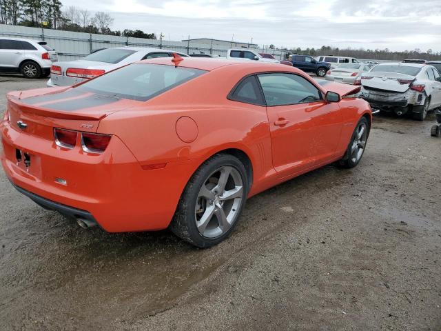 2G1FC1E37D9171357 - 2013 CHEVROLET CAMARO LT ORANGE photo 3