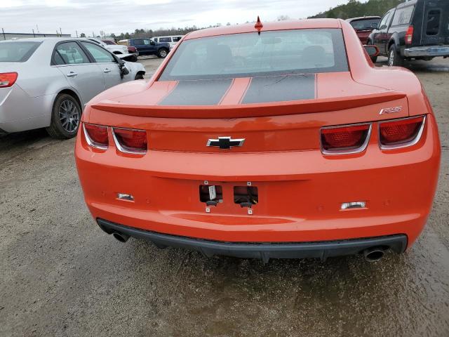 2G1FC1E37D9171357 - 2013 CHEVROLET CAMARO LT ORANGE photo 6