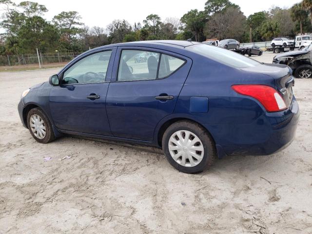 3N1CN7AP7CL926246 - 2012 NISSAN VERSA S BLUE photo 2