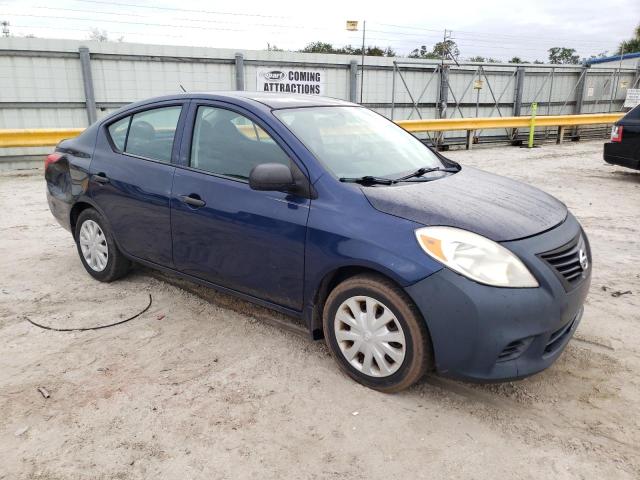 3N1CN7AP7CL926246 - 2012 NISSAN VERSA S BLUE photo 4