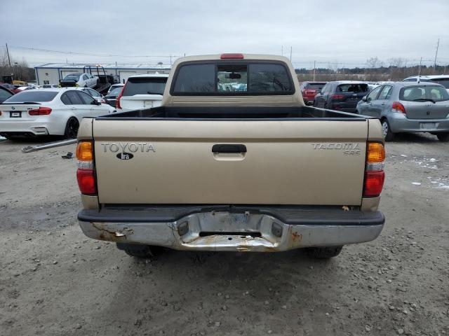 5TEWM72N64Z341120 - 2004 TOYOTA TACOMA XTRACAB GOLD photo 6