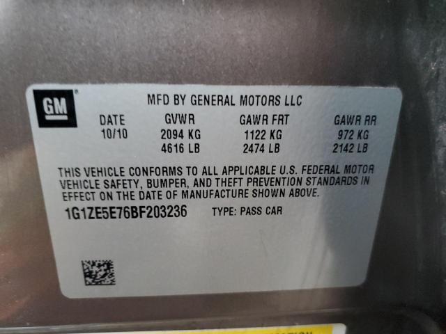 1G1ZE5E76BF203236 - 2011 CHEVROLET MALIBU LTZ Qəhvəyi foto 12