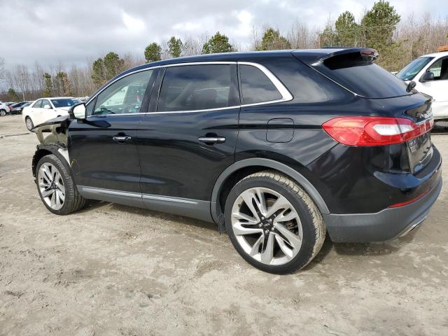 2LMPJ6LR1HBL50952 - 2017 LINCOLN MKX RESERVE BLACK photo 2