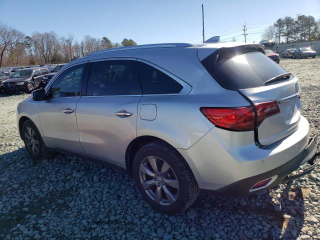 5FRYD4H88EB029620 - 2014 ACURA MDX ADVANCE SILVER photo 2