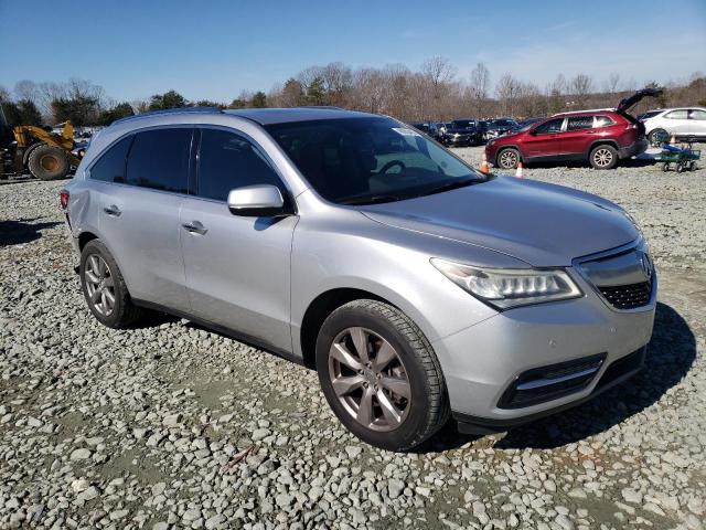 5FRYD4H88EB029620 - 2014 ACURA MDX ADVANCE SILVER photo 4