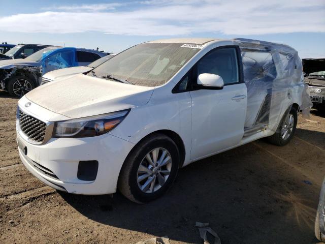 KNDMB5C19G6083464 - 2016 KIA SEDONA LX WHITE photo 1