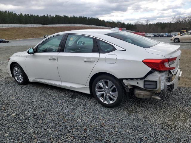 1HGCV1F11KA077768 - 2019 HONDA ACCORD LX WHITE photo 2