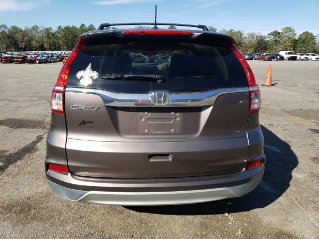 2HKRM3H70FH516448 - 2015 HONDA CR-V EXL BROWN photo 6