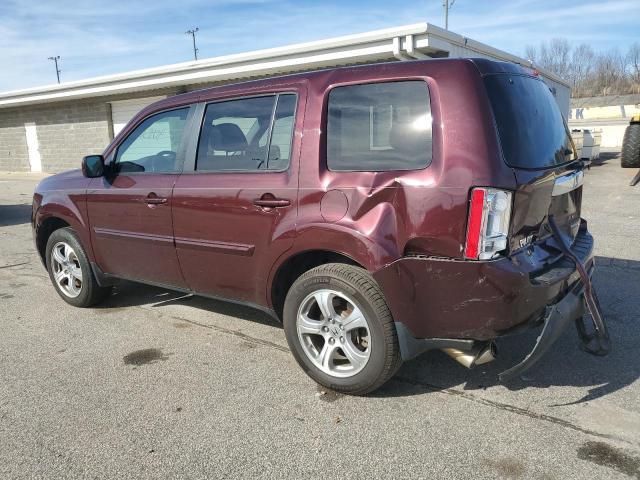 5FNYF4H78EB027935 - 2014 HONDA PILOT EXLN BURGUNDY photo 2