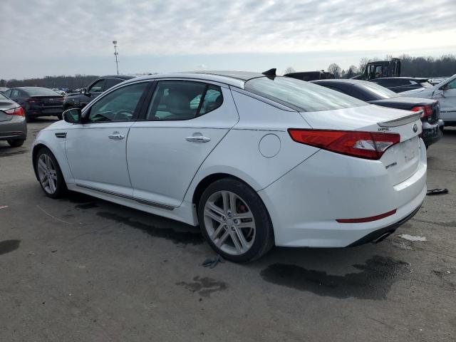 5XXGR4A65DG207230 - 2013 KIA OPTIMA SX WHITE photo 2