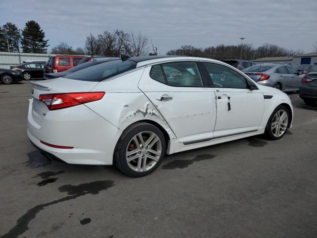 5XXGR4A65DG207230 - 2013 KIA OPTIMA SX WHITE photo 3