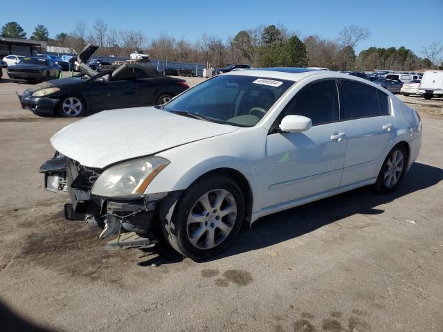 1N4BA41E17C858681 - 2007 NISSAN MAXIMA SE WHITE photo 1