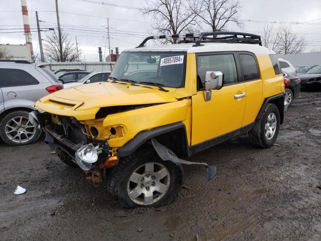 JTEBU11F670055077 - 2007 TOYOTA FJ CRUISER YELLOW photo 1