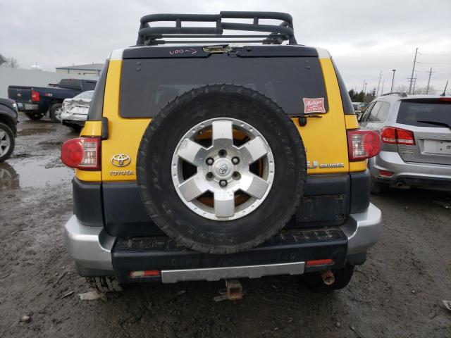 JTEBU11F670055077 - 2007 TOYOTA FJ CRUISER YELLOW photo 6