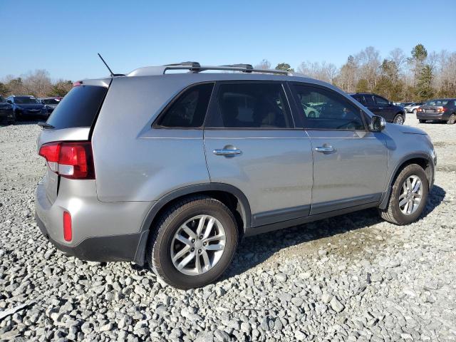 5XYKT4A73EG544268 - 2014 KIA SORENTO LX GRAY photo 3