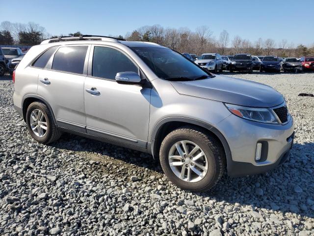 5XYKT4A73EG544268 - 2014 KIA SORENTO LX GRAY photo 4