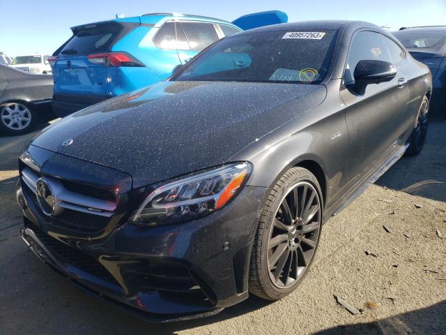 WDDWJ6EB1KF890602 - 2019 MERCEDES-BENZ C 43 AMG CHARCOAL photo 1