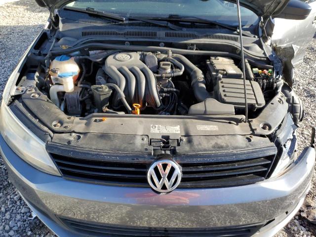 3VW2K7AJ5CM359717 - 2012 VOLKSWAGEN JETTA BASE 灰色 照片 11