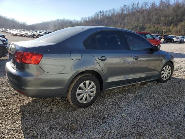 3VW2K7AJ5CM359717 - 2012 VOLKSWAGEN JETTA BASE 灰色 照片 3