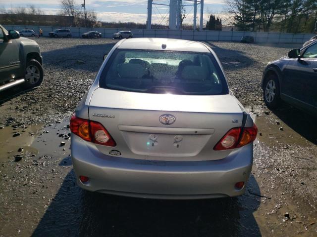 2T1BU4EE8AC346538 - 2010 TOYOTA COROLLA BASE SILVER photo 6