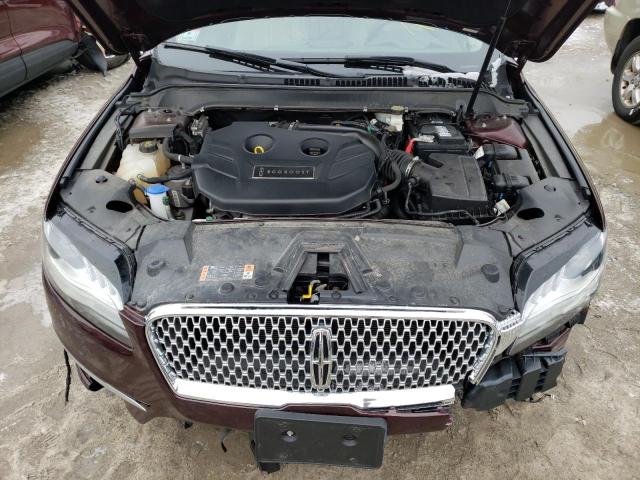 3LN6L5F9XHR621807 - 2017 LINCOLN MKZ RESERVE მუქწითელი ფოტო 11