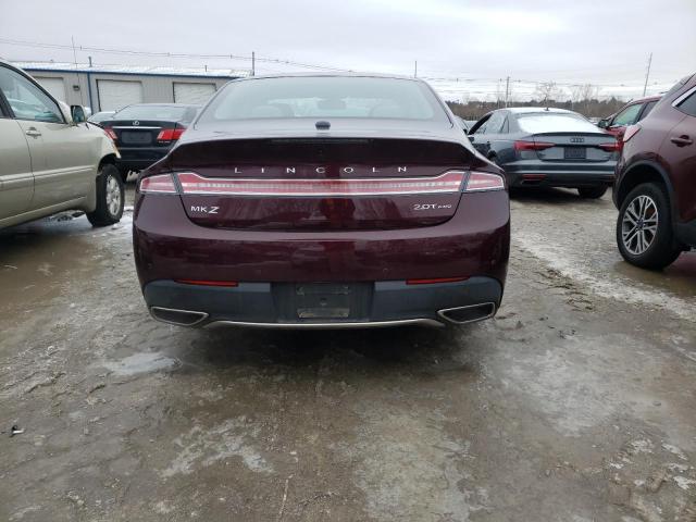 3LN6L5F9XHR621807 - 2017 LINCOLN MKZ RESERVE MAROON photo 6