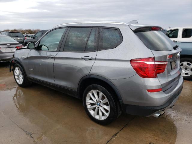 5UXWZ7C39H0V90630 - 2017 BMW X3 SDRIVE28I GRAY photo 2