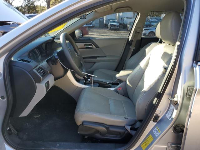 1HGCR2F3XDA267941 - 2013 HONDA ACCORD LX SILVER photo 7