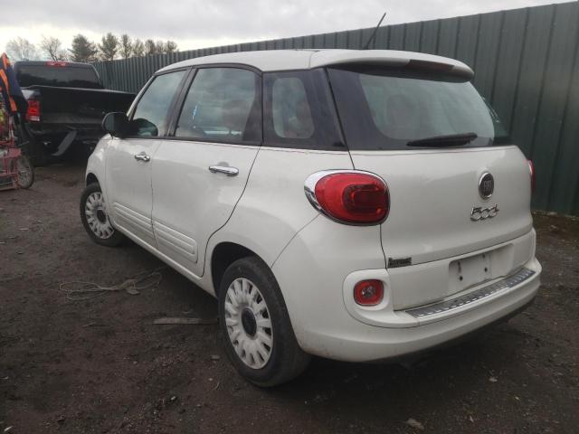 ZFBCFAAHXFZ032709 - 2015 FIAT 500L POP WHITE photo 2