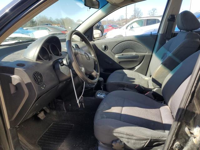 KL1TD66696B668707 - 2006 CHEVROLET AVEO BASE Qara foto 7